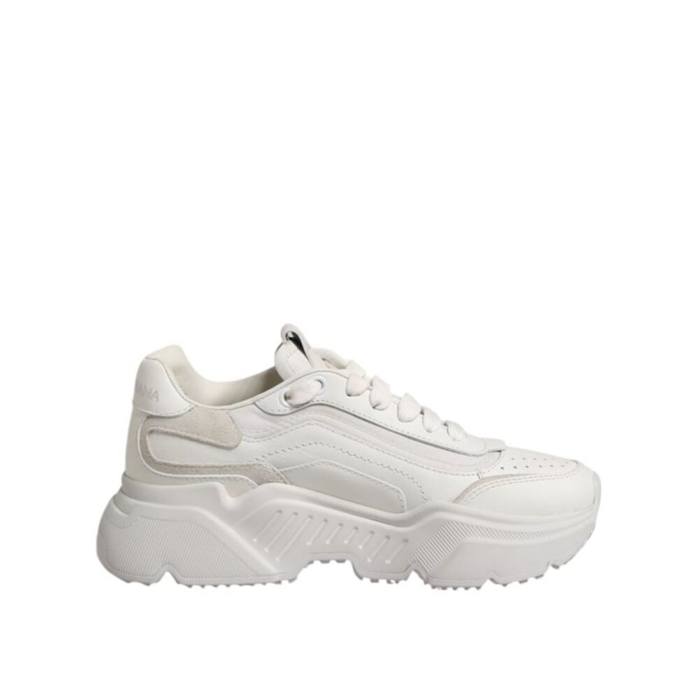 Dolce & Gabbana White Daymaster Low Top Sneaker Women's Shoes